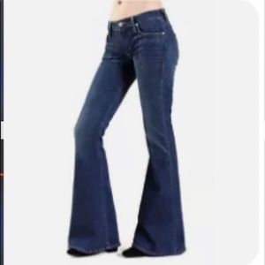 True Religion Karlie Flared Bell Bottom Jeans 24L
